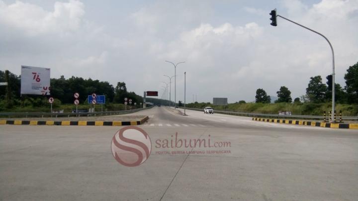 Penyekatan di Tol Bakauheni-Terbanggi Besar Resmi Dibuka Kembali